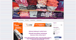 Desktop Screenshot of outletfarah.com